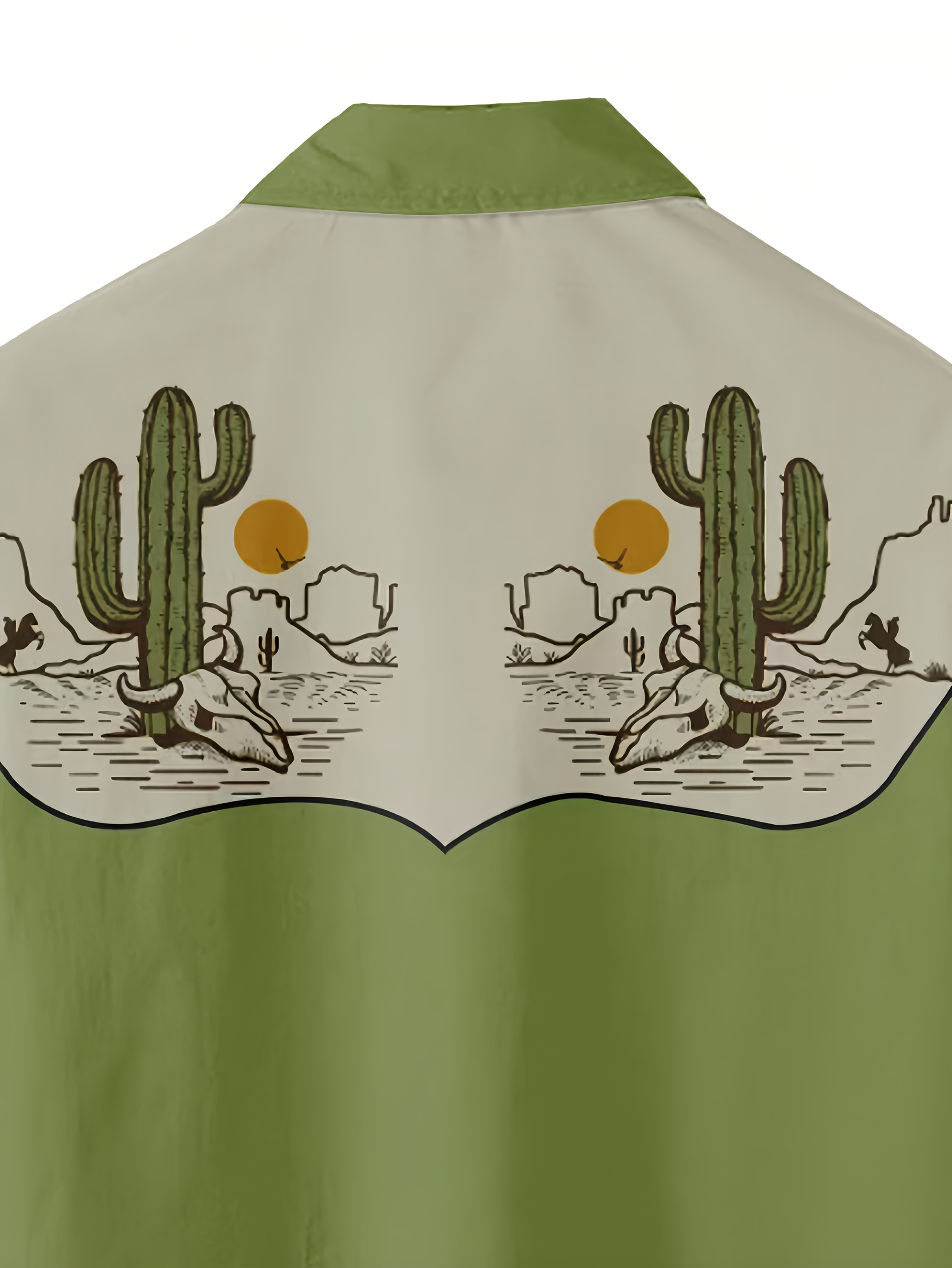 Stampa Camicia Con Cactus Camicia Hawaiana Stampa Cactus Retrò