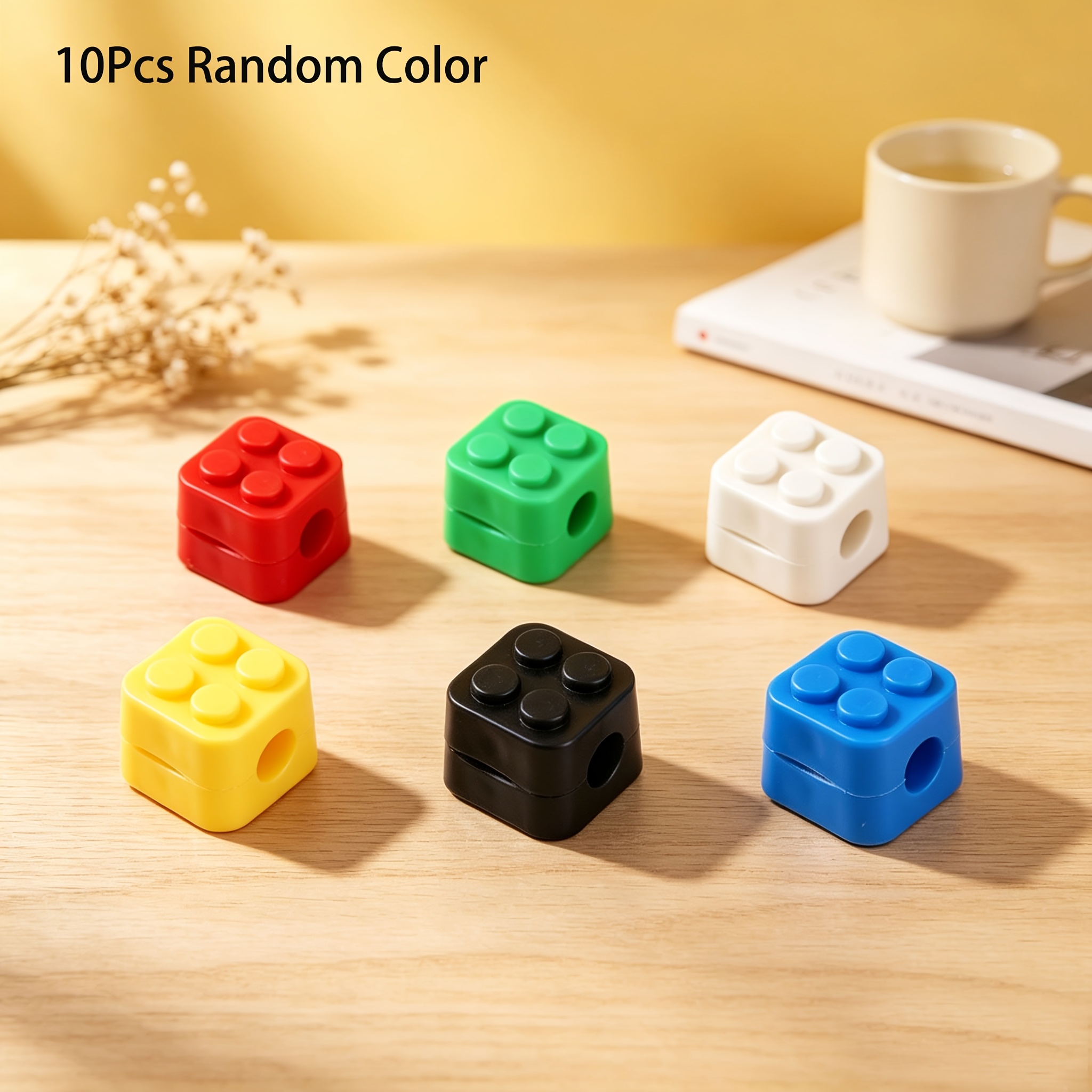 TEMU 10 Random Cable Clips, Desktop Cable Organizer Clamps, Car Cable Organizer Clamps, Practical Small Tools For Fixing And Storing Household Wires,