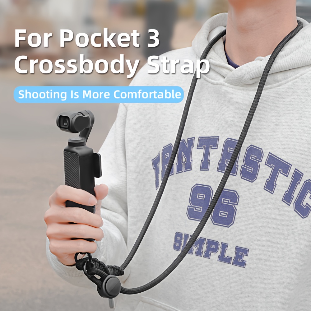 

1pc Of Sports Camera Anti-loss Crossbody Strap For Dji Pocket 3, /4/, X4, Gopro Models 13/12/11/10/9 - Accessories For Sports Cameras