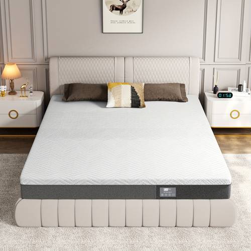 memory foam mattress 7 zone foam mattress medium firmness and support removable fabric cover