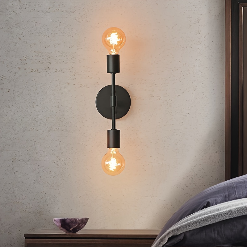 

Modern Minimalist Wall Lamp With E27 Base - Living Room, Hallway, Or Bedroom Decor (bulb Not Included)