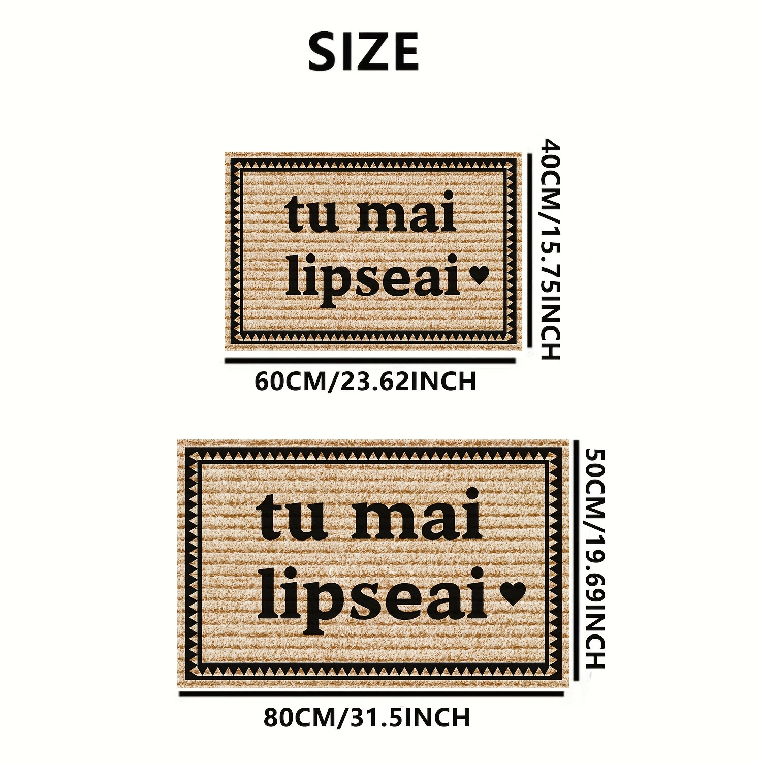 1 bucată Covoraș de bun venit distractiv, ușor, lavabil, potrivit pentru intrări, bucătării, sufragerii, dormitoare și decorul casei