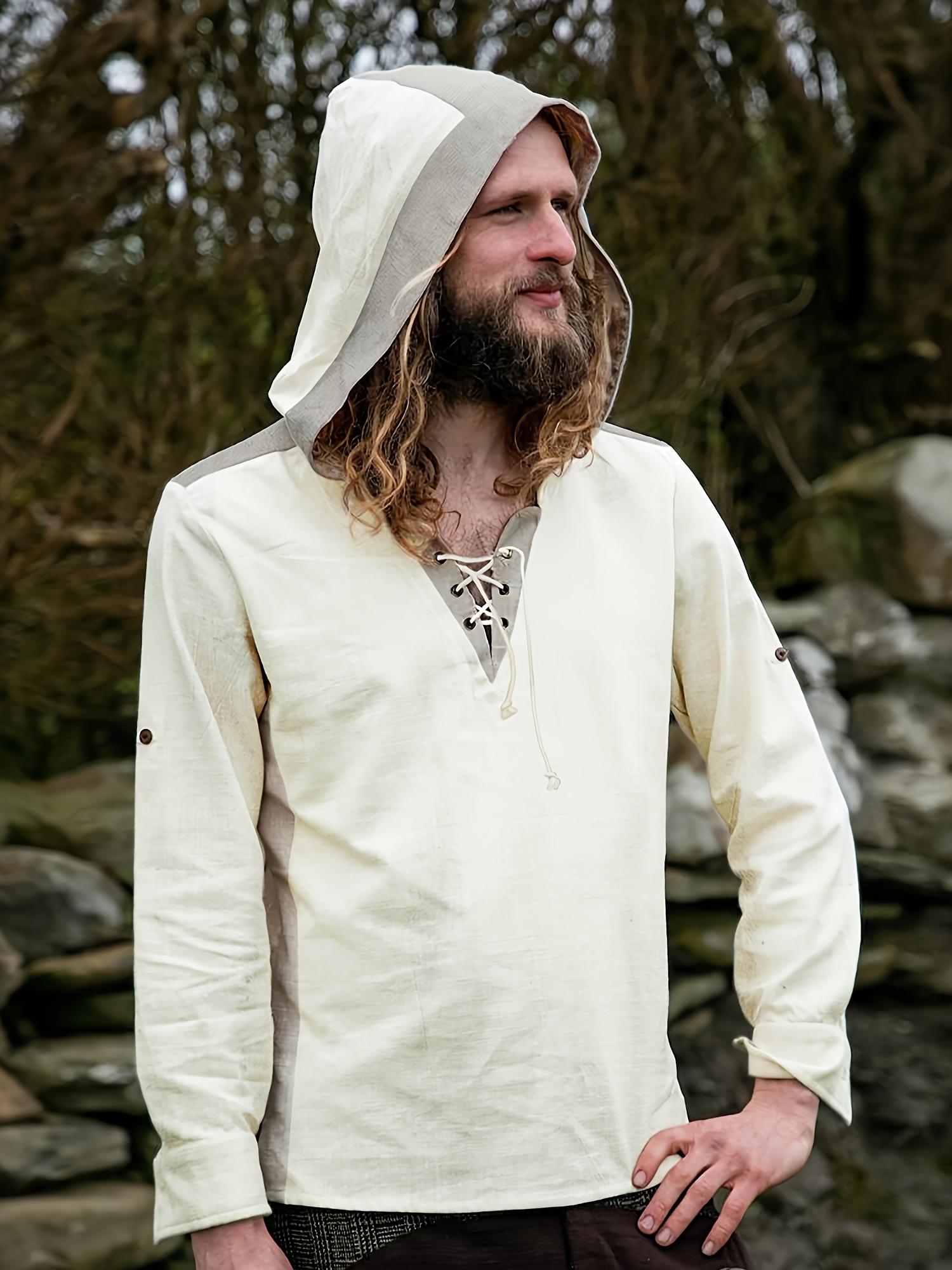 herren shirt 100 baumwolle mittelalterlichen renaissance Temu