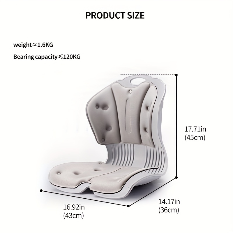 Cuscino Di Supporto Per La Schiena In Memory Foam - Ergonomico, Traspirante, Per Ufficio E Auto (Verde) - Foto 7