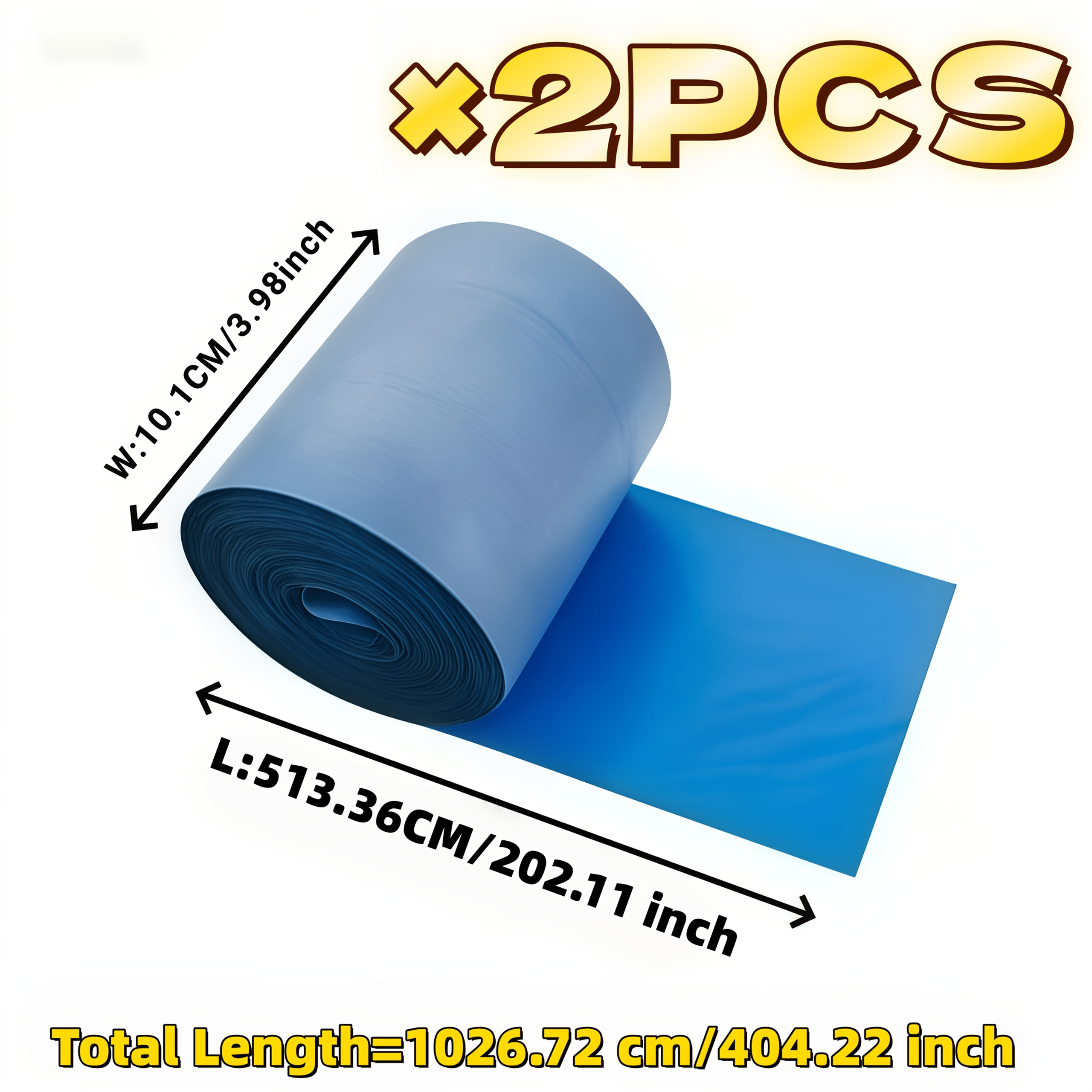 TEMU 2-roll Large Heavy-duty Industrial Waterproof Self-adhesive Tape Suitable For Roofs, Walls, Pipes - Heat-resistant Leakproof Sealant,
