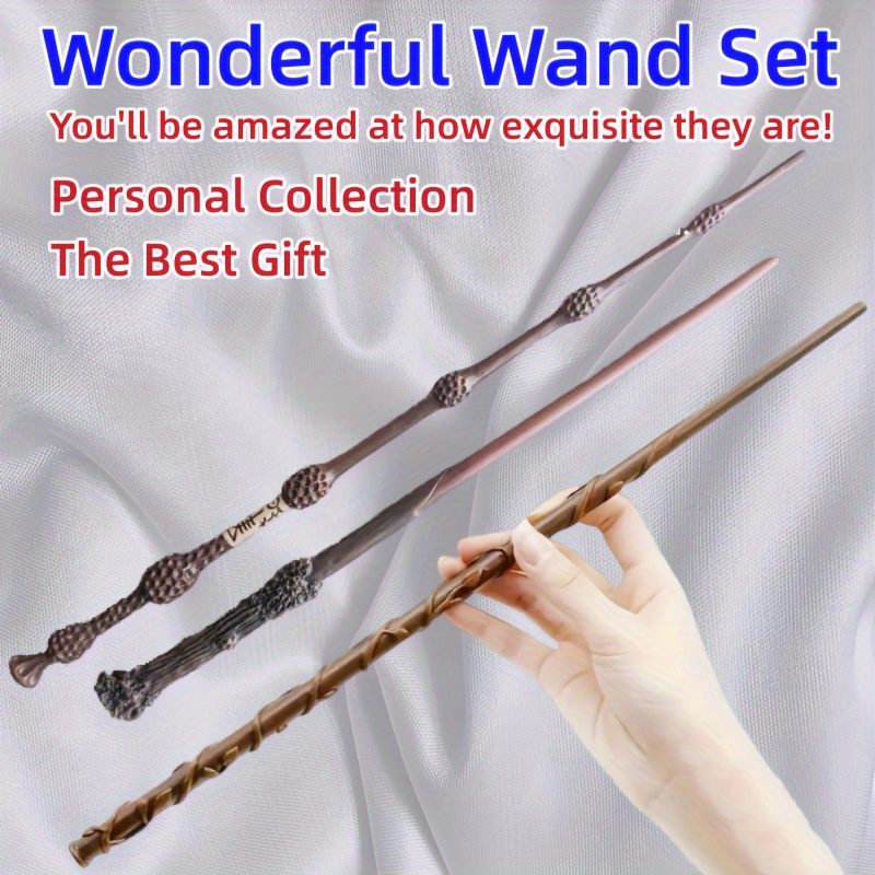 

Movie Enthusiasts' Favorite: Exquisitely Designed, Vintage Metal Core Wands, Not Easily Broken