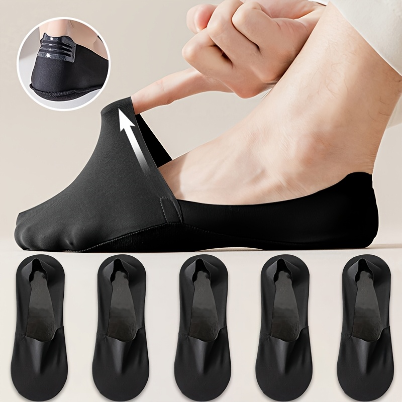 E-shop 5 Paar Sommer Herrensocken, Dünn und Atmungsaktiv mit Rutschfestem Sohle – für Freizeit im Freien, Ideales Geschenk für Familie & Freunde,