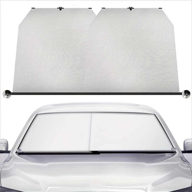 TEMU Car Windshield Sunshade, Retractable Sunshade/cover, Suitable For Most Cars, Reflective Sunshade, Suitable For Car Front Windshield