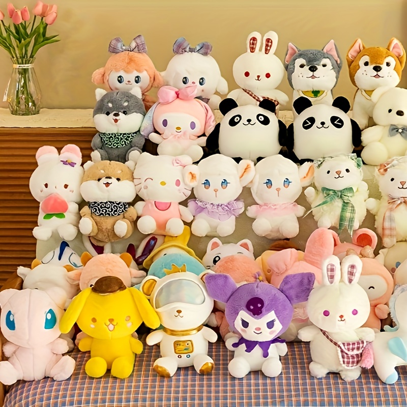 Rabbit Anime Plush Doll Stuffed Animals Bunny Kawaii Plush - Temu