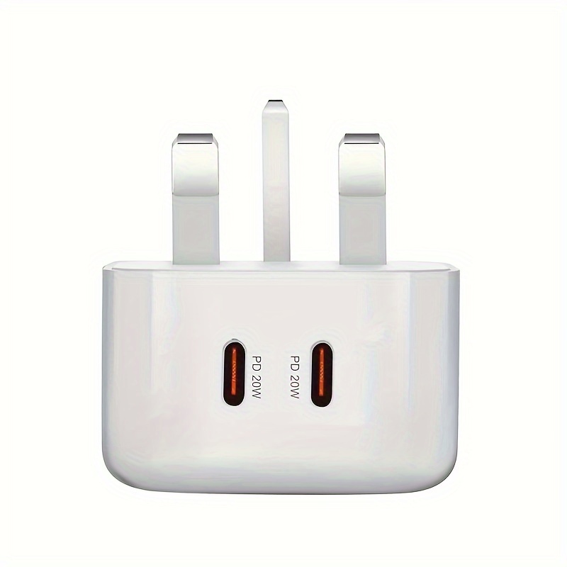 TEMU Usb C Charger , 40w Usb C Port Charging Adapter Usb Type C Charger For Iphone   &usb C