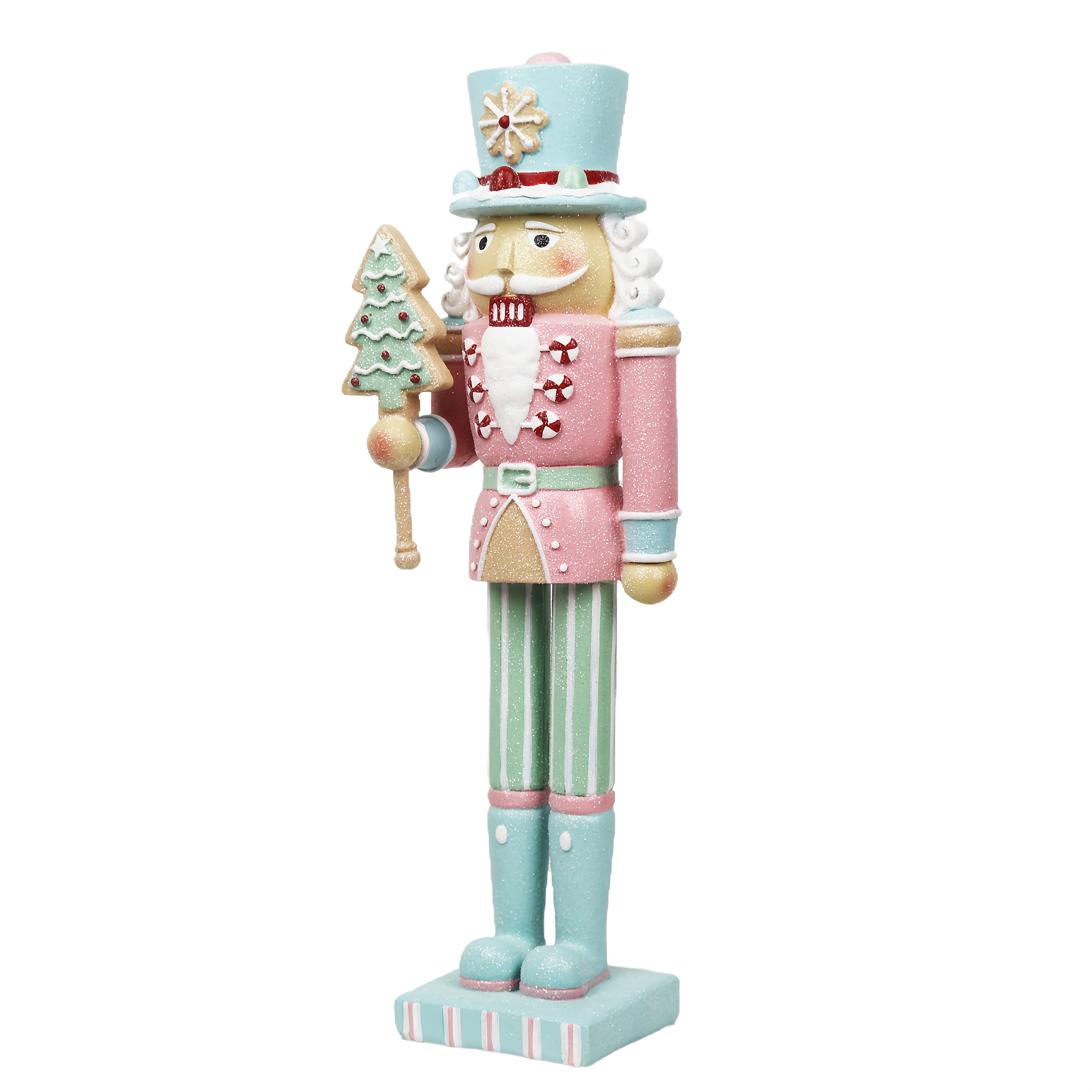Gingerbread Christmas Ornament Soldier Resin Gingerbread Nutcracker Pastel Christmas Table Decor Novelty Gingerbread Kit Christmas Home Party Decor