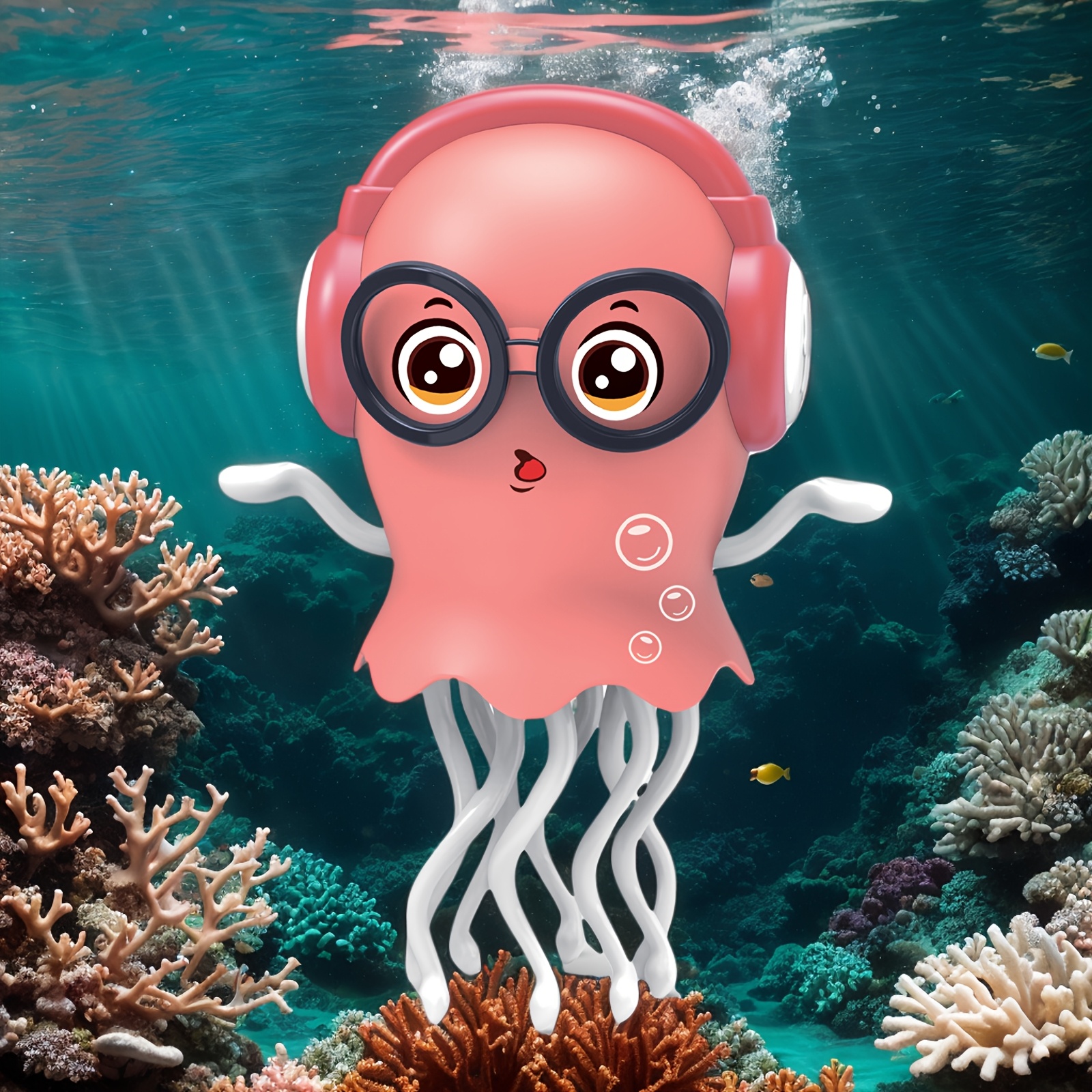 electric crawling dancing jellyfish toy smart obstacle avoidance colorful led lights and music automatic sensing 2 hours of   musical glowing educational toy suitable for boys and girls aged 3 and above Product details 5