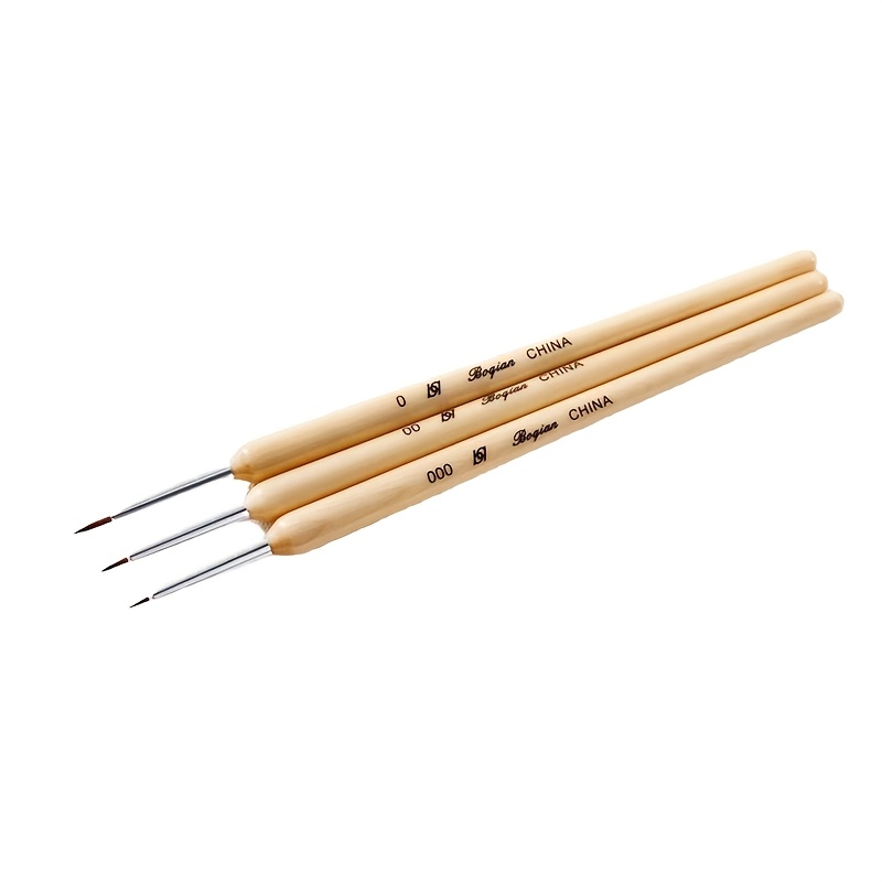 TEMU 3pcs Light Relax Nail Art Pen Set, Multi-functional Painting And Carving Pen Kit For Nail Art