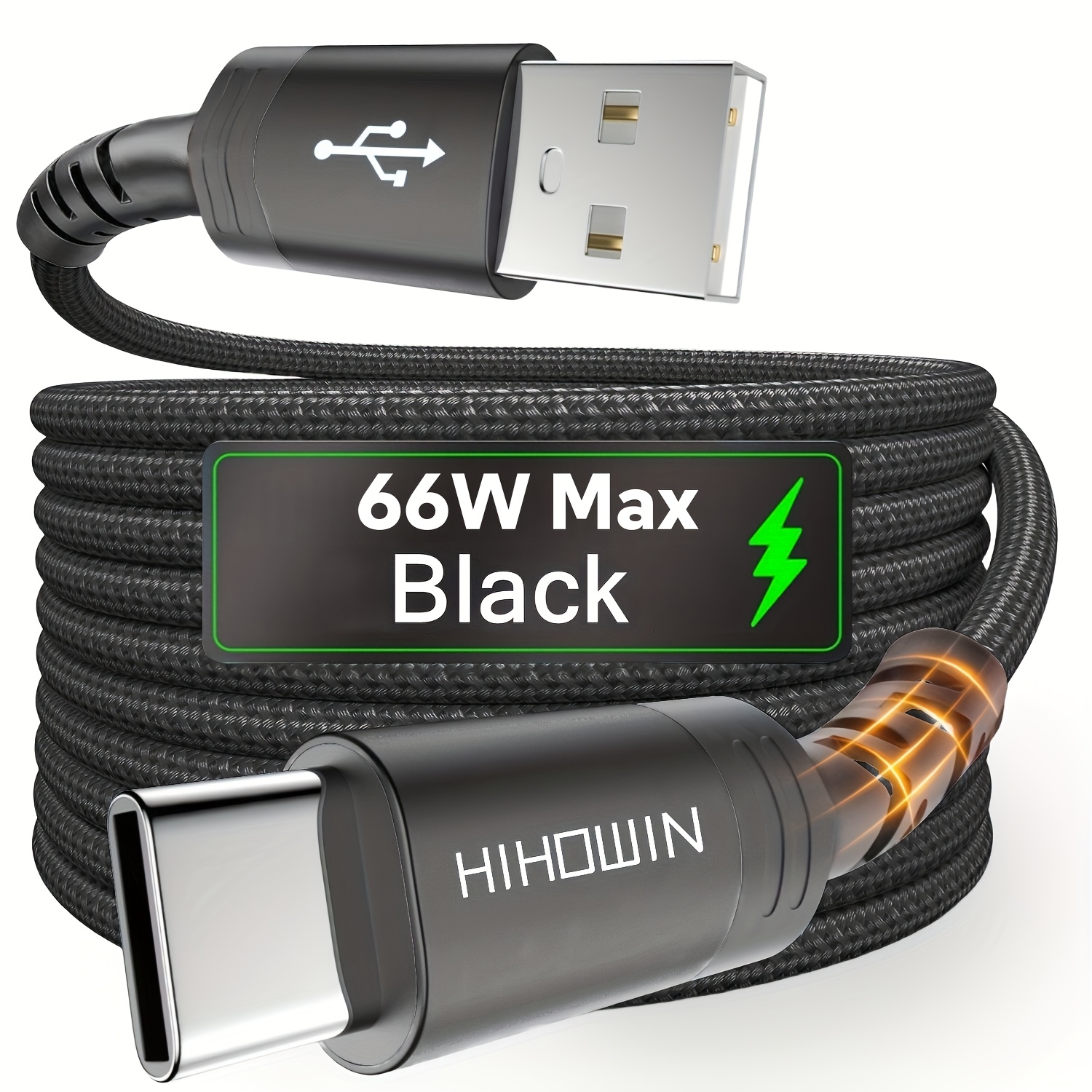 Usb C Fast Charging Cable, Nylon Braided Type C Charger Cable For Huawei Xiaomi Redmi Oppo Oneplus For Iphone 15/16 Series And More Smartphone Charging Data Synchronization Cable