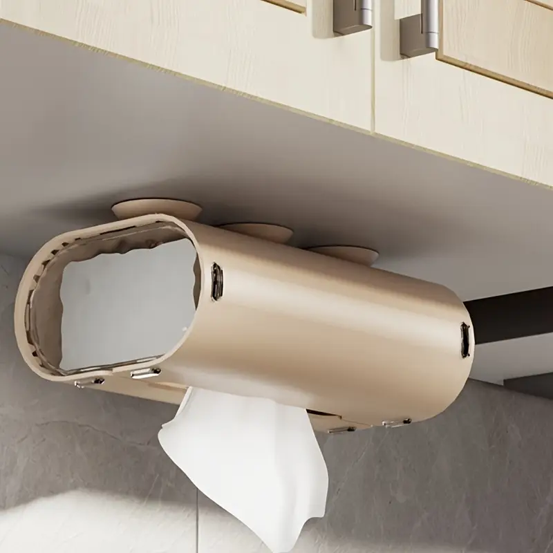 wall mounted tissue holder plastic non marking hanging paper towel dispenser for kitchen bathroom and car Product details 2