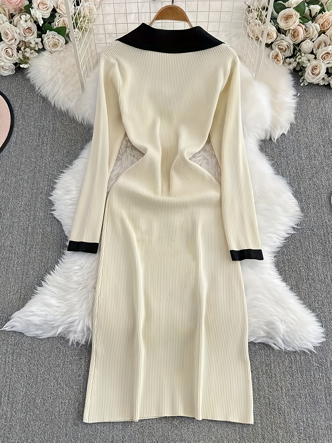 autumn winter womens clothing elegant casual dresses french - Temu Cyprus