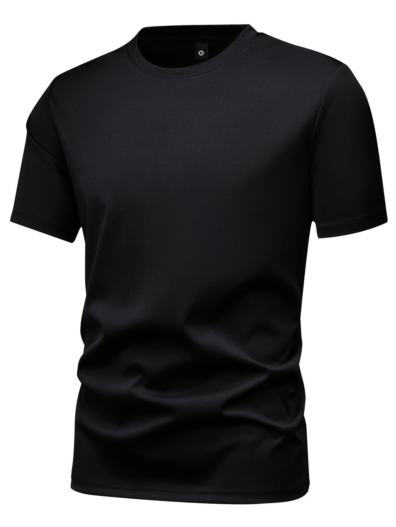 Set of *'S Short-Sleeve T-Shirts, New Solid Colors, Round Neck, Pullover,  Casual Sportswear for
