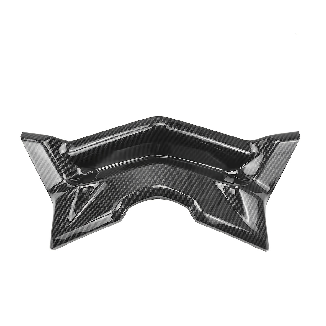 TEMU Fit For Nmax155 V3 2025 Front Spoiler, Lip Cover, Winglet And Aerodynamic Spoiler - Durable Abs Material, Stylish Carbon Fiber Texture, And
