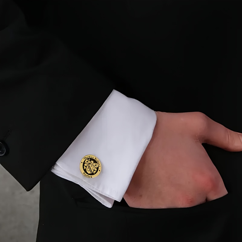 TEMU Gemelli Personalizzati con e Motivo Nuziale a , Bracciale in Acciaio Inossidabile di Tendenza e Raffinato per , Regalo Personalizzato per Mariti