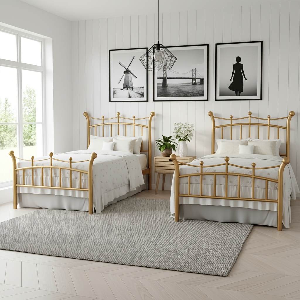 House Bed Frame with Guardrails 15 Solid Wood Construction and Guardrail Detail
