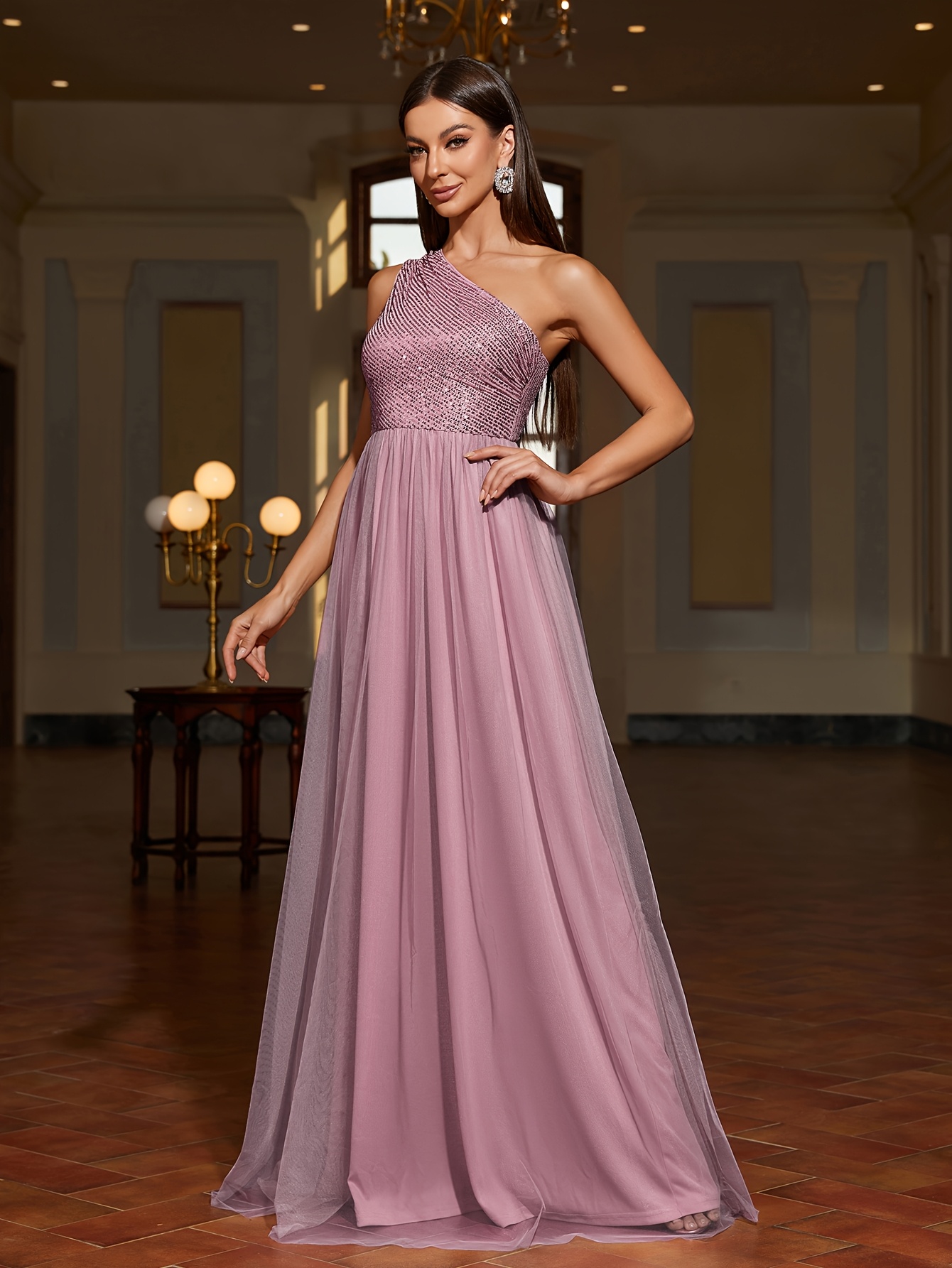 shoulder sleeveless net dress family gathering birthday - Temu Mauritius