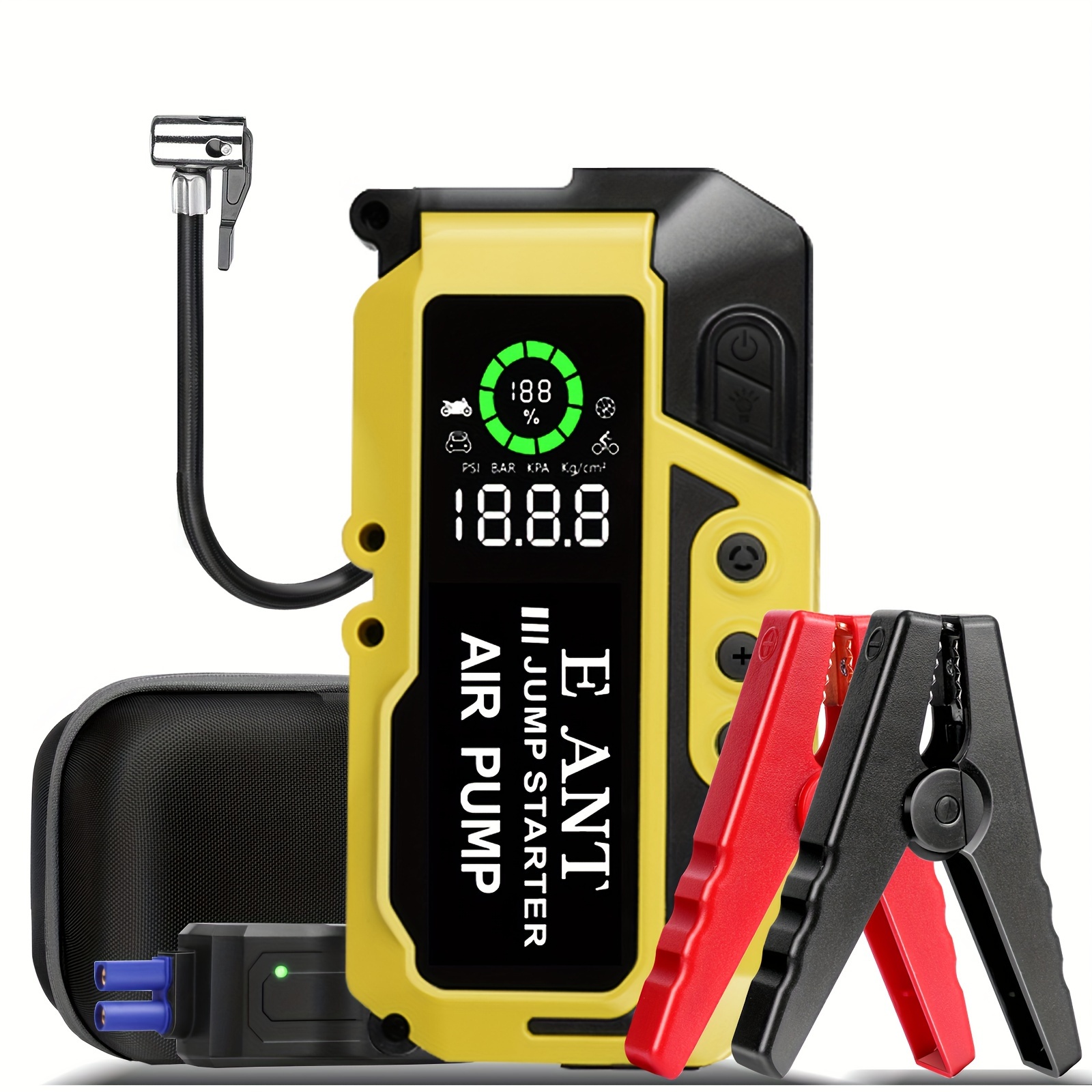 Jump Starter With Air 8000A Peak Portable Car