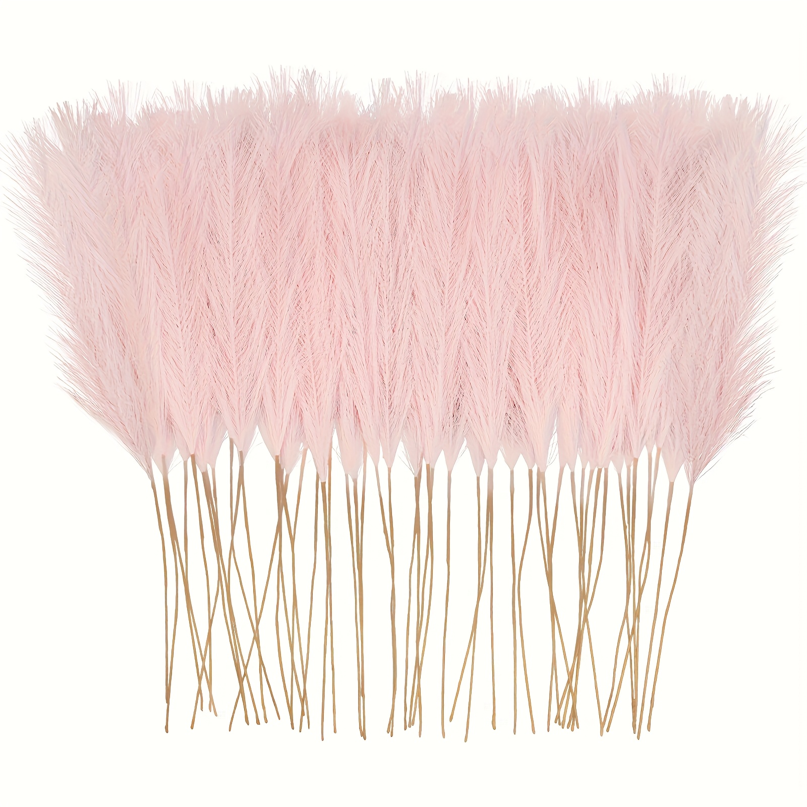 

24pcs High-quality Artificial Pampas Grass In Pink - Home Decor, Christmas Centerpieces, And Thanksgiving Décor