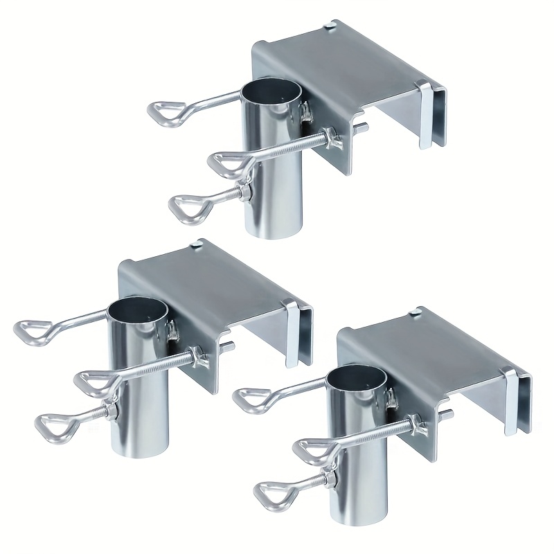1pc/3pcs Outdoor Umbrella Holder - Patio Sunshade Clamp For Camping, Yard, Pickup Truck, Balcony, Easy-to-install Exterior Parasol Anchor