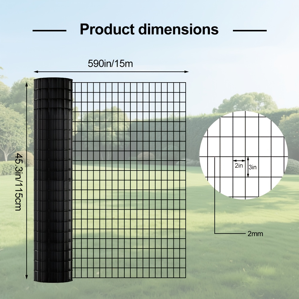 Multi-functional Anti-rust Wire Mesh, Used For Pet And Poultry Enclosures, Garden Partitions, Chicken Coop Fencing, Long, Multiple Easy To Cut
