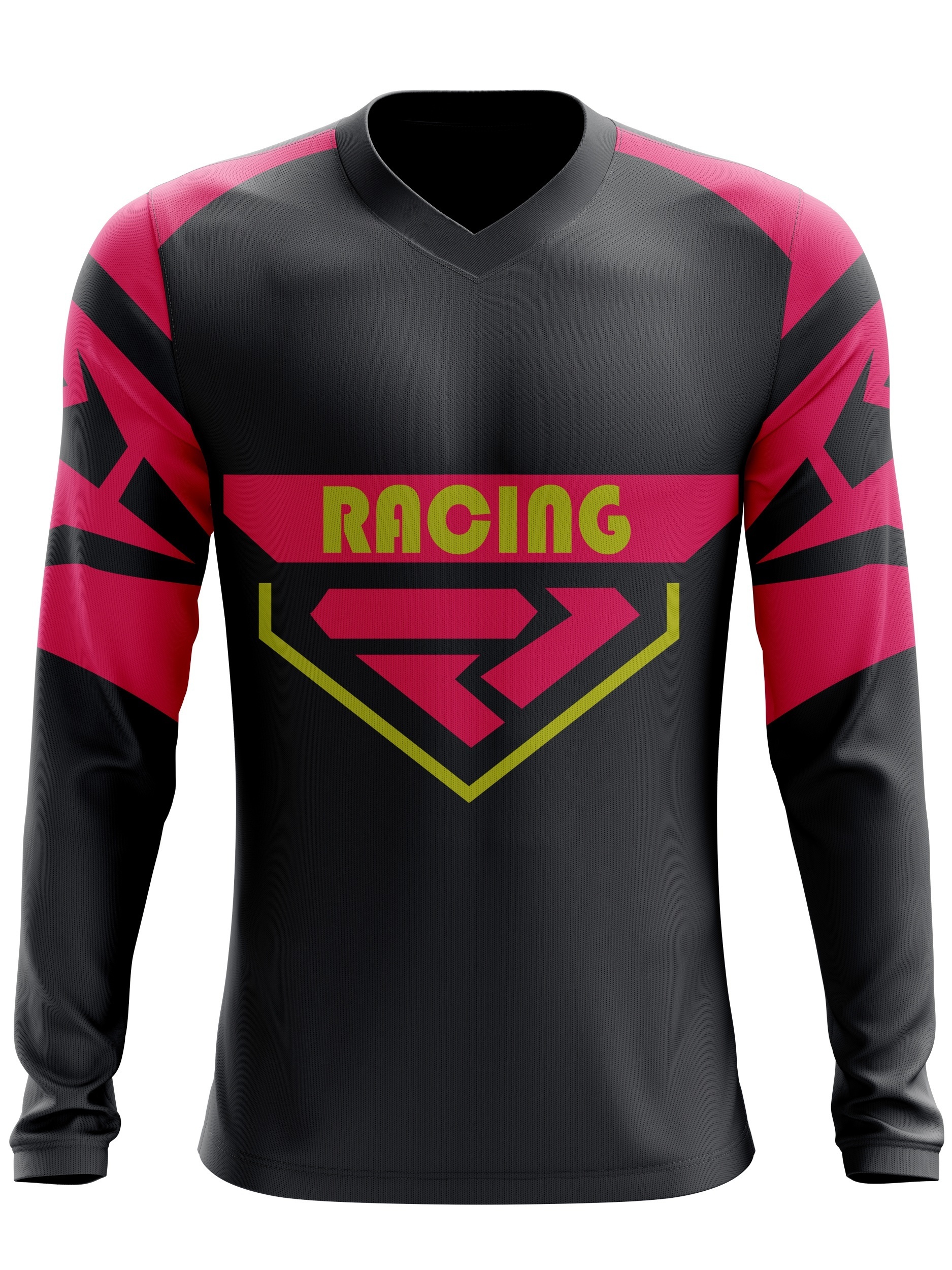 Motorcycle Jersey Design Template Long Sleeve Shirt For Motorcycle