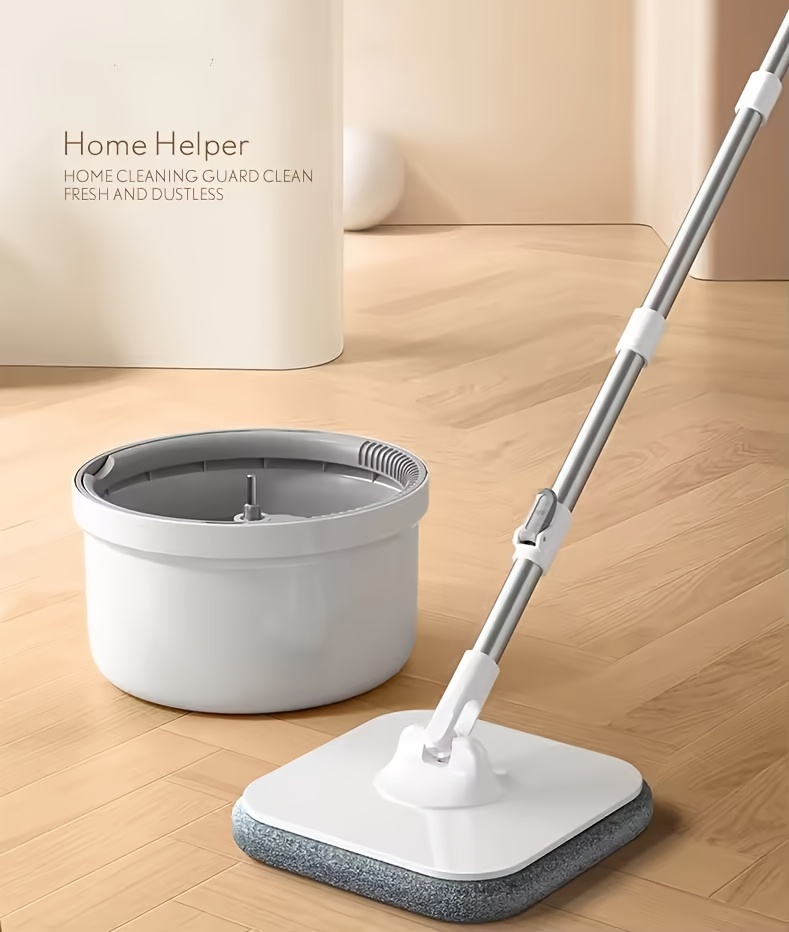 effortless cleaning with this easy   mop bucket set hands free washing   kitchens bathrooms living rooms details 0