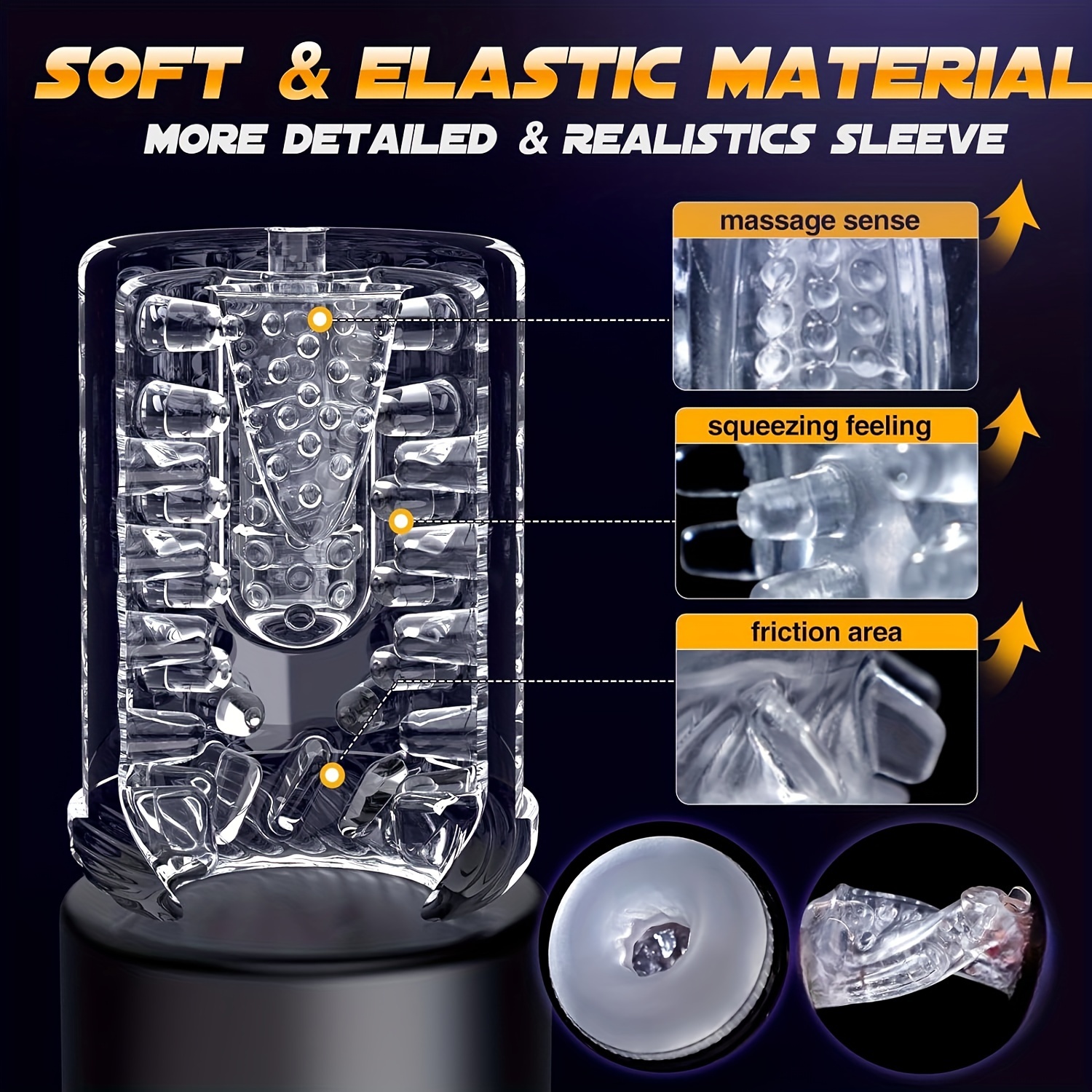 newly   male electric   with one click   mode 7 telescopic 7 rotating 7 vibrating tongue licking   dual motors with strong vibration force tpe 3d inner tank design lcd display screen details 4