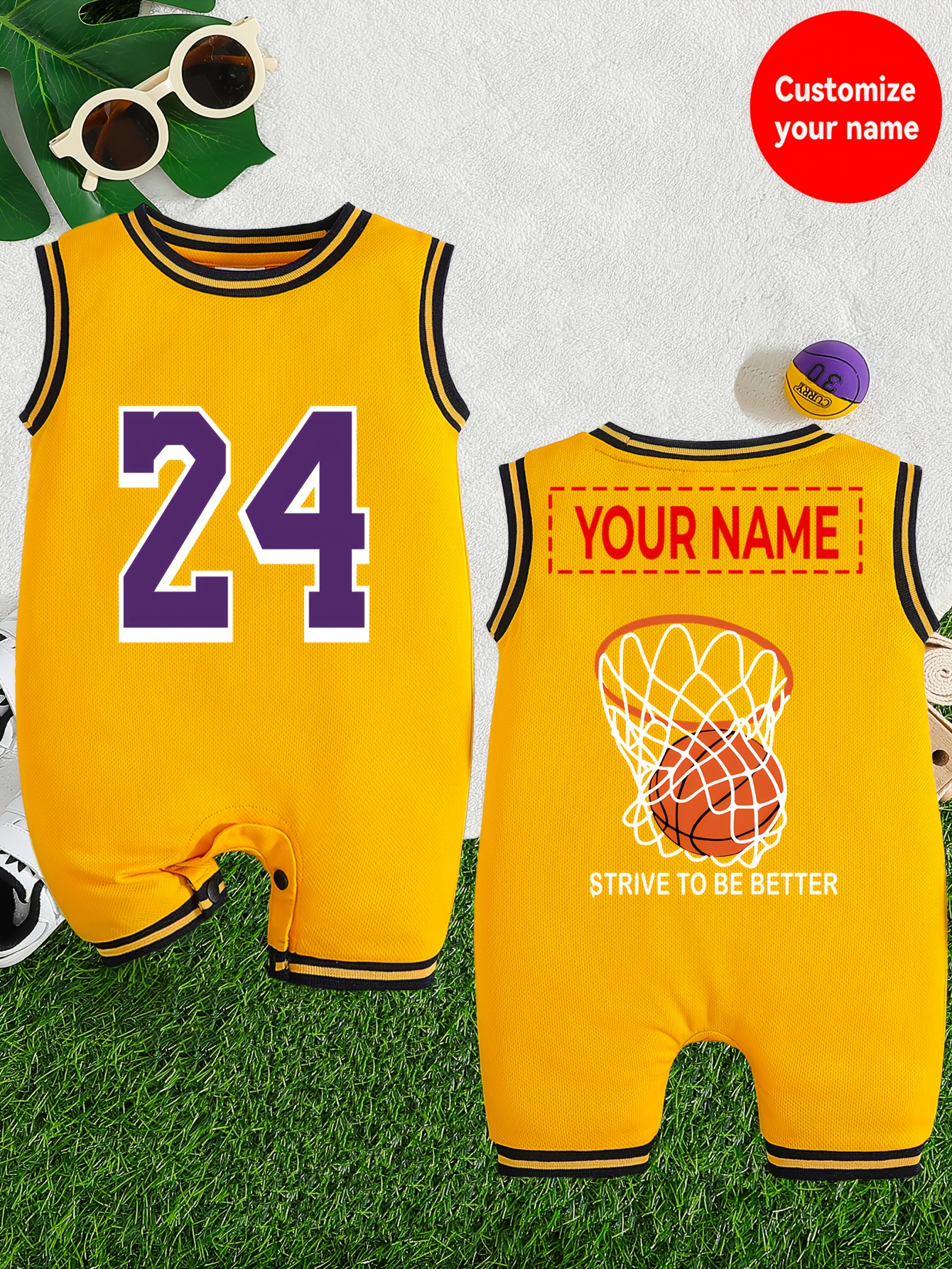 Basketball Outfit Infant Basketball Jersey Custom Personalized