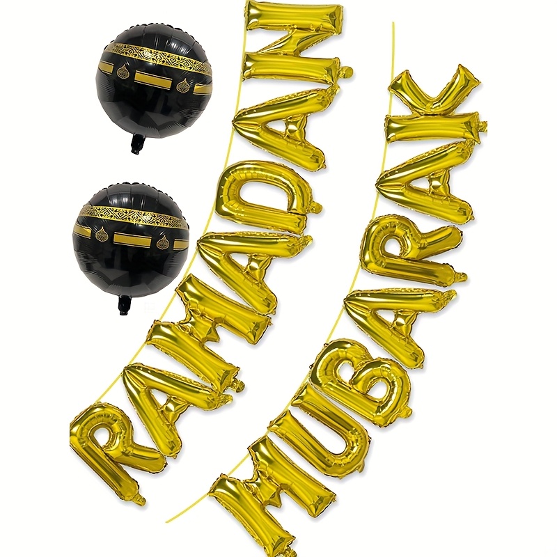 16 inch large golden islamic ramadan eid al fitr eid al   balloon shiny muslim festival decoration for mosque parties spring celebrations for for   for all age groups Product details 4