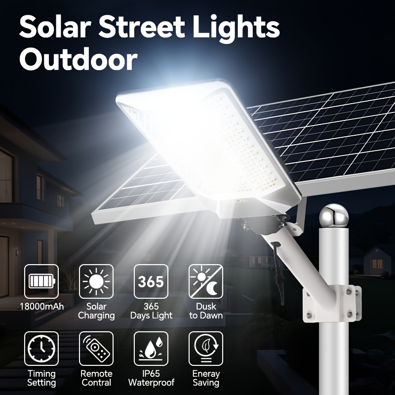 Projecteur Solaire 232 LED avec Télécommande