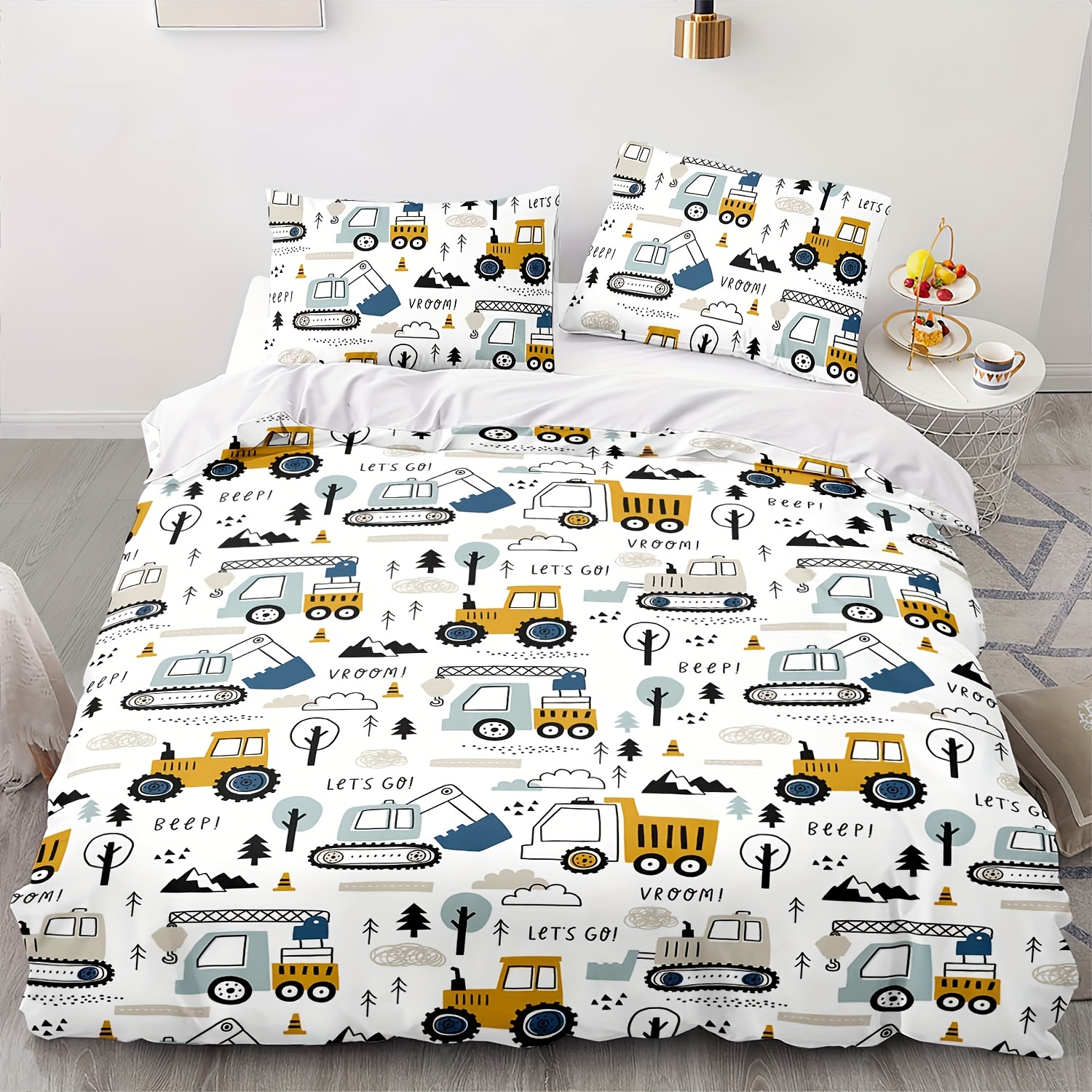

2/3pcs Duvet Cover Set (1*duvet Cover + 1/2*pillowcase, Without Core), Printed Bedding Set, Soft Comfortable And Skin-frinendly Duvet Cover, For Bedroom, Guest Room