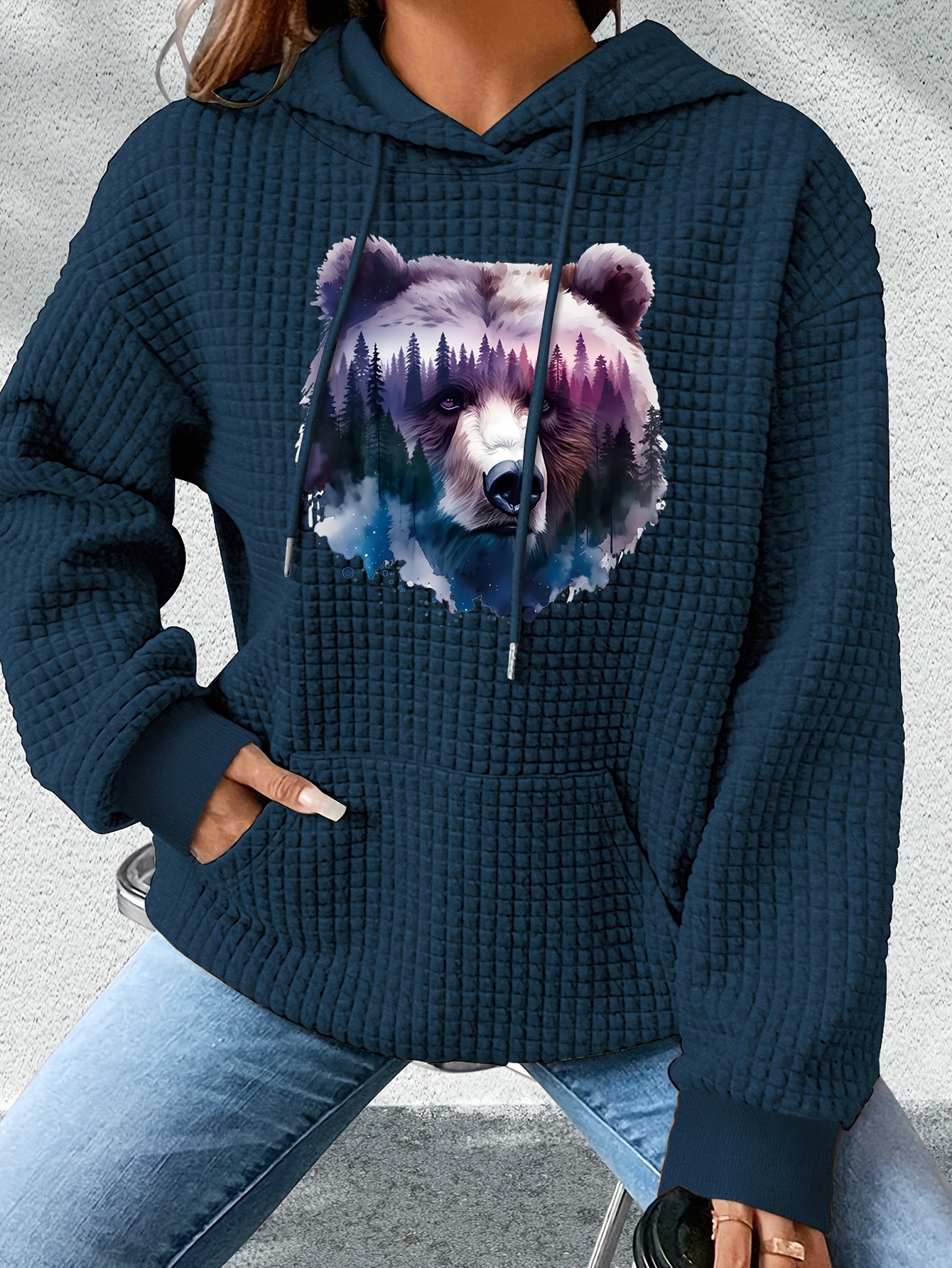 bear hoodie sold on Temu United States