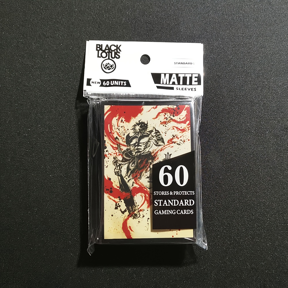 card sleeve 60pcs card sleeve 66x91mm 2 6 x 3 - Temu