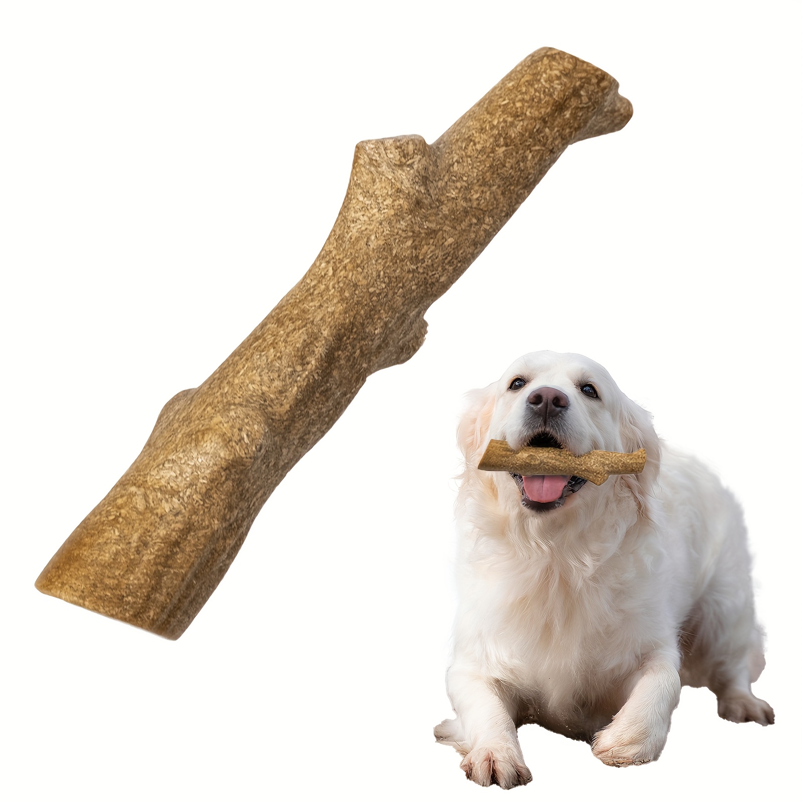 

Dog Durable Chew Toy, Branch Shaped Dog Interactive Play Toy, Teeth Cleaning Training Toy Pet Supplies
