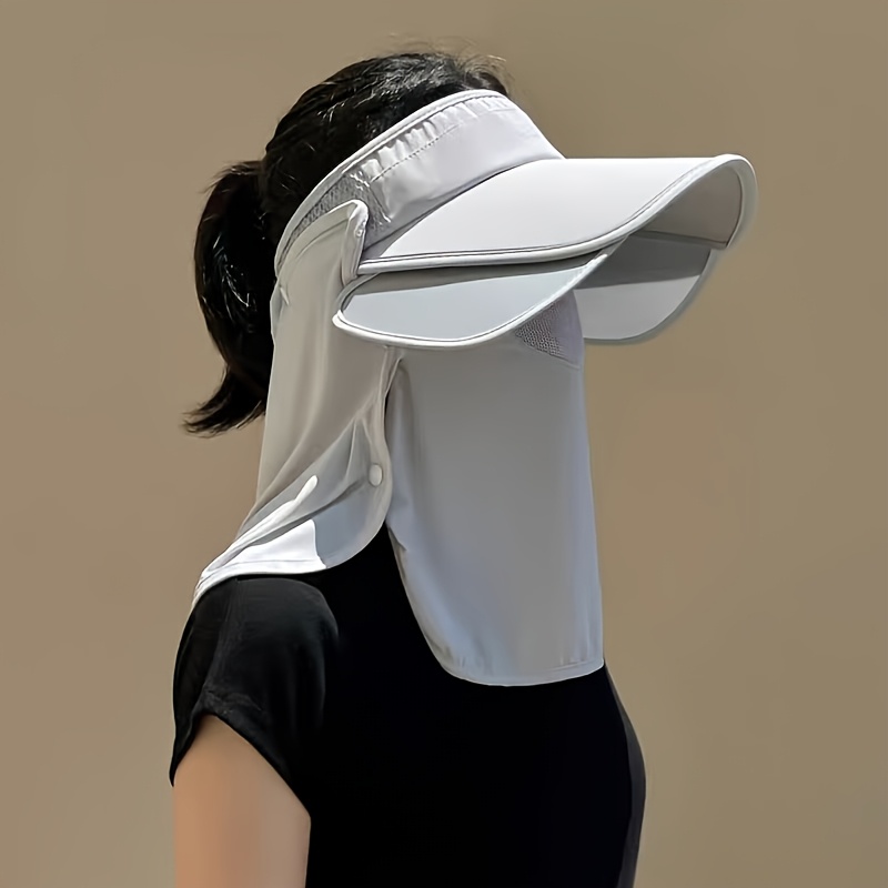 womens in full face mask visor hat soft ice breathable Temu