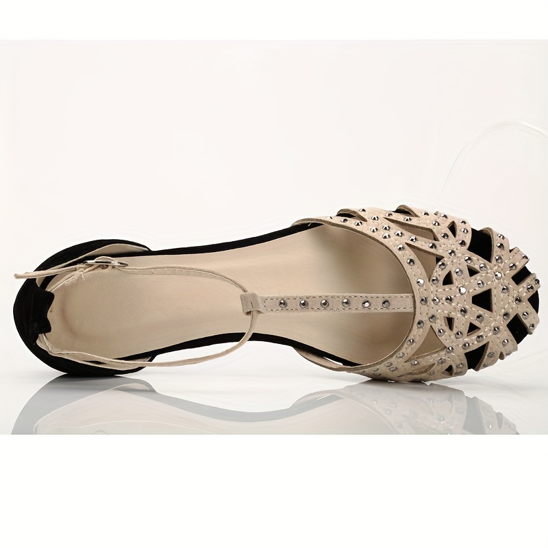 Summer New Flat Toe Sandals with Hollow-Out T Strap, Versatile Elegant  Comfortable Low Heel, Sandals for Women, Flat Bottomed Shoes for Woman,