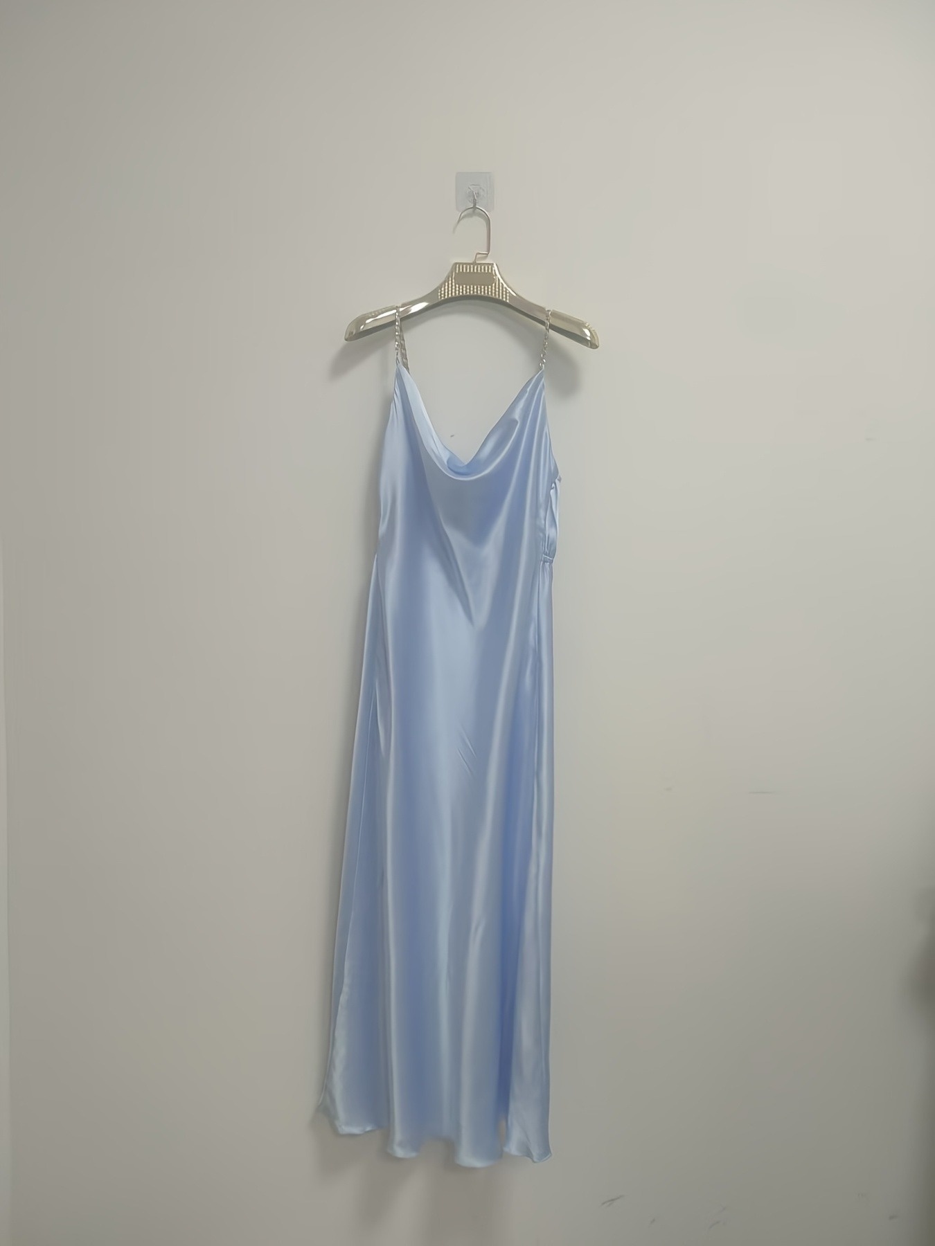 sachin and babi light blue dress Opera bow backless dress 🤎