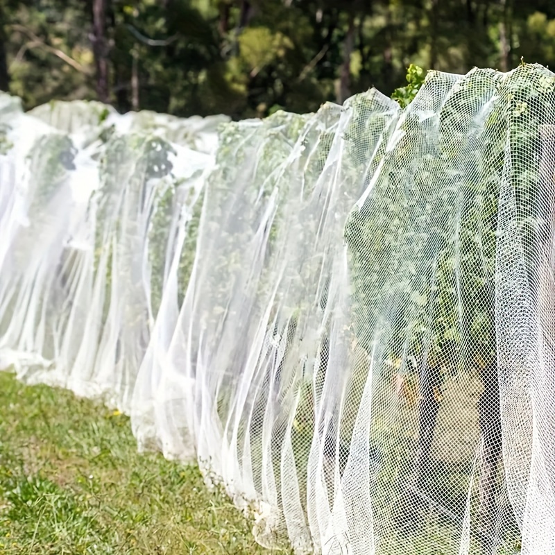 

1pc, Garden Mesh Netting Mosquito Netting Insect-proof Net Cover, Insect-proof Net For Fruit And Vegetable Agricultural Greenhouses, Plant Gardening Greenhouse Net, 118.1*236.2 Inches