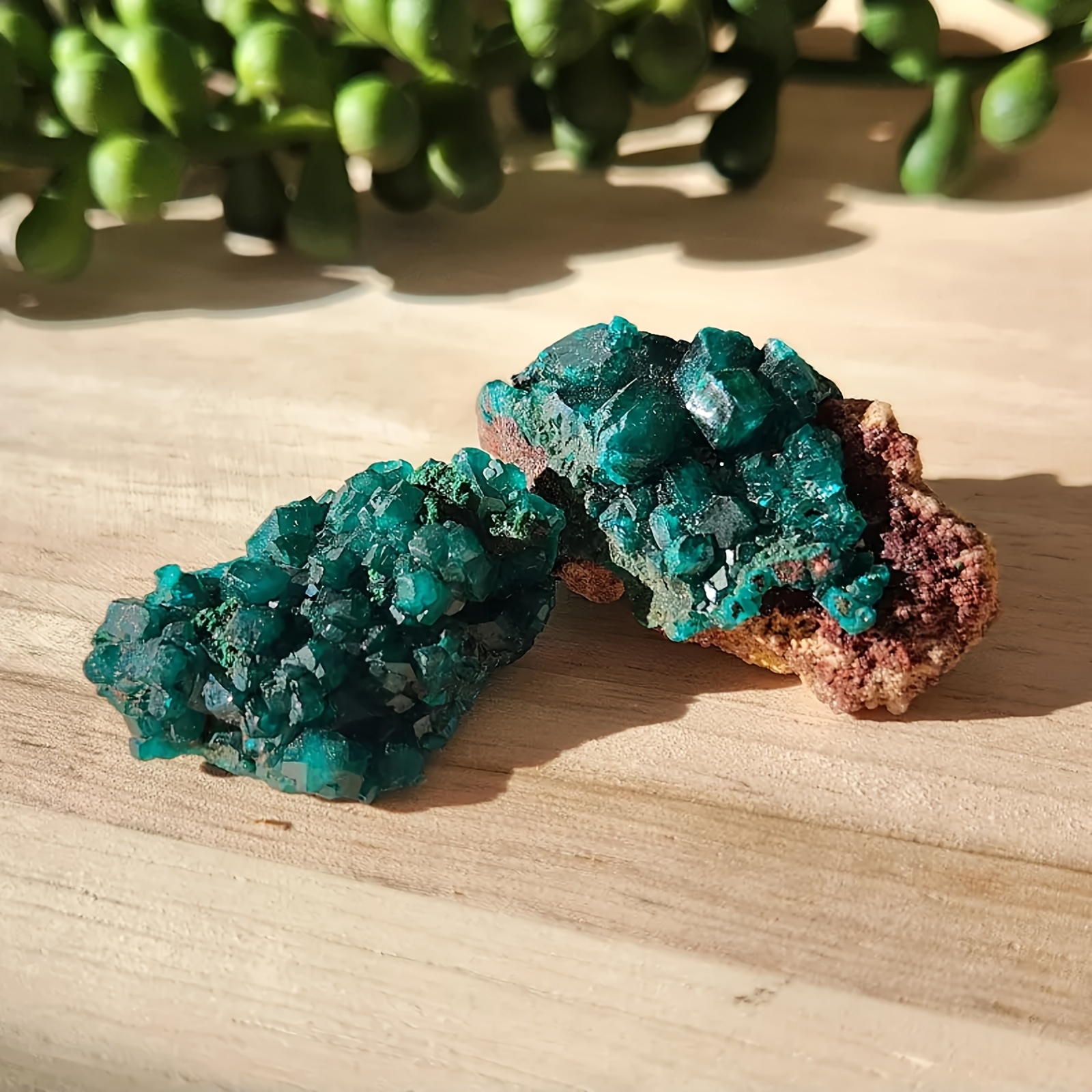 Natural Green Diopside Artificial Crystal Cluster, Rare Deep Green Specimen