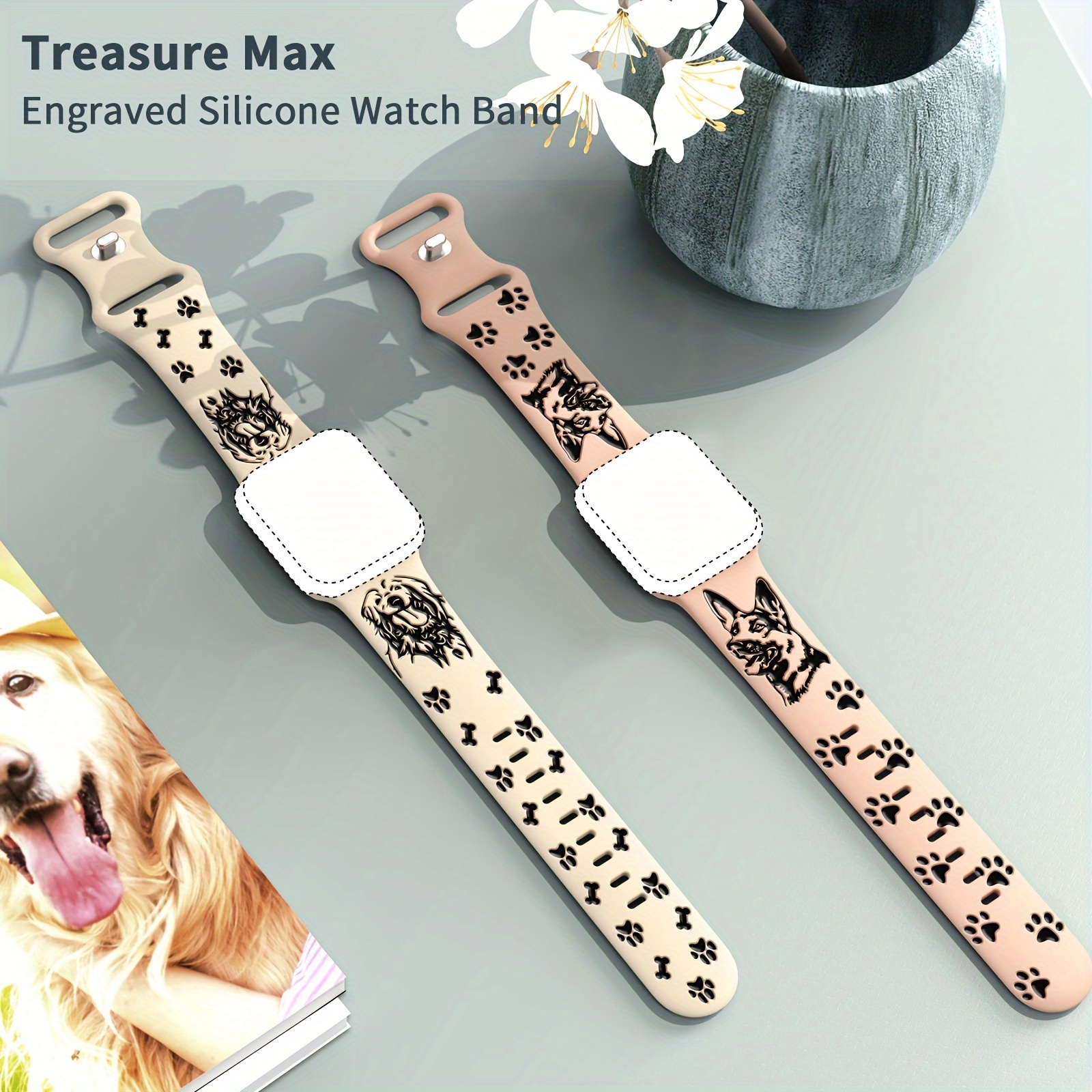 German shepherd apple watch band hot sale