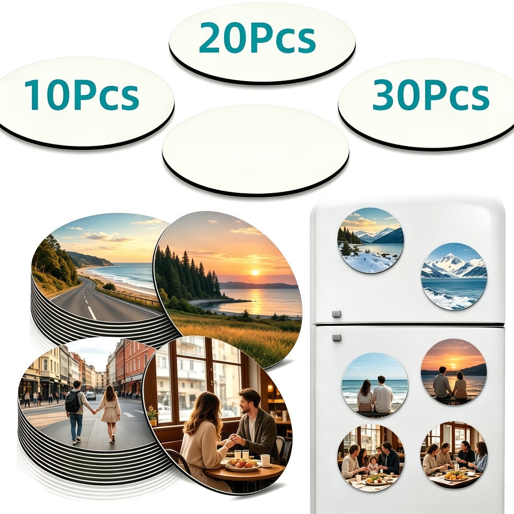 TEMU 10/20/30pcs Custom Photo/text/ Refrigerator Magnets Suitable For Home, Wedding, - Personalized Fridge Magnets With Your Own Pictures/text,