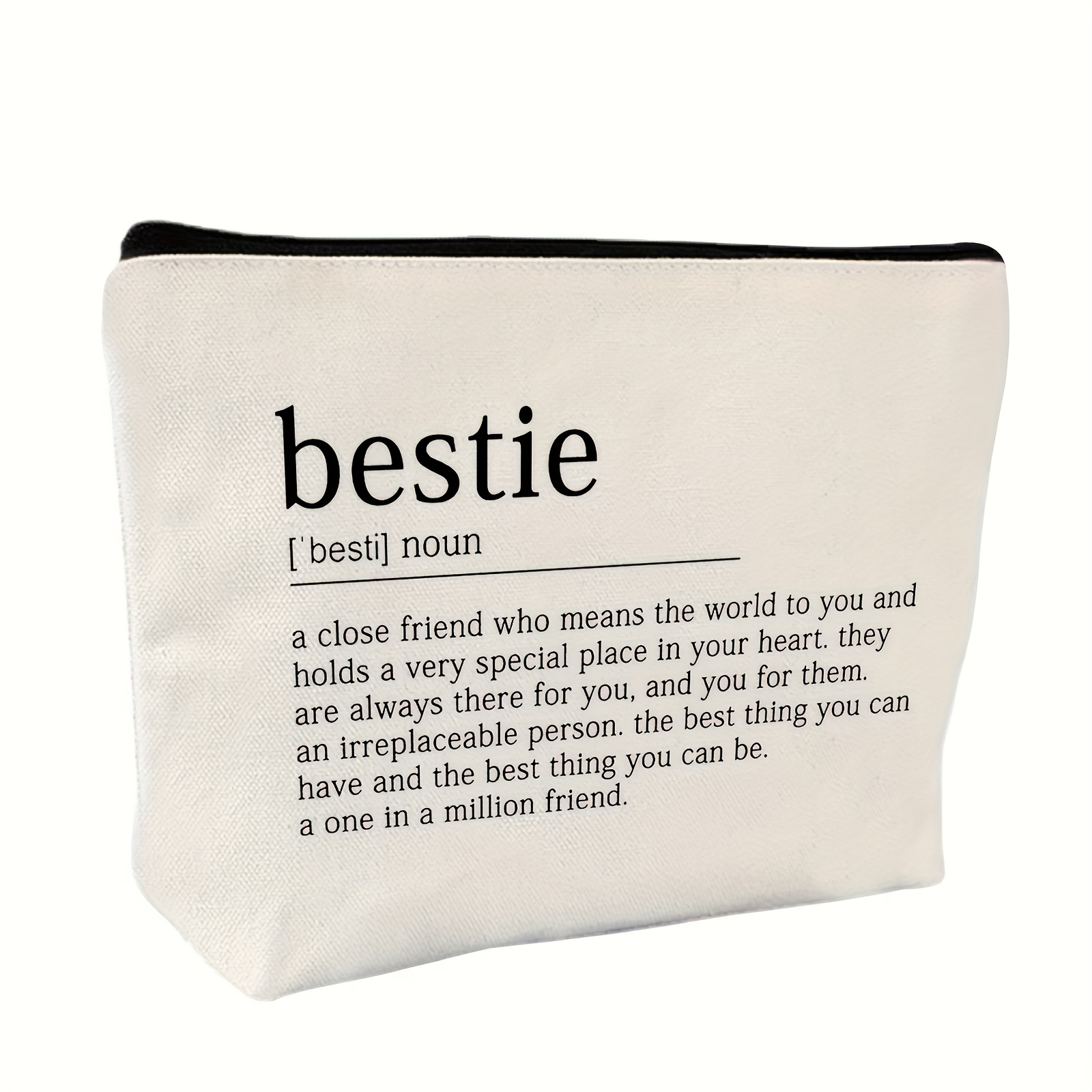 

Bestie Makeup Bag Best Friend Gift Gift Bestie Sister Gifts Sister College Sister Graduation