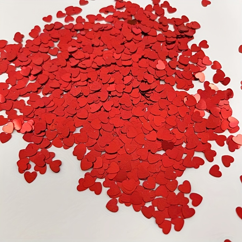 6mm Love Sequins Wedding Party Decoration Sequins Valentine's Day Heart Sequins Home Party Sequins, Halloween Decorations, Christmas Decorations