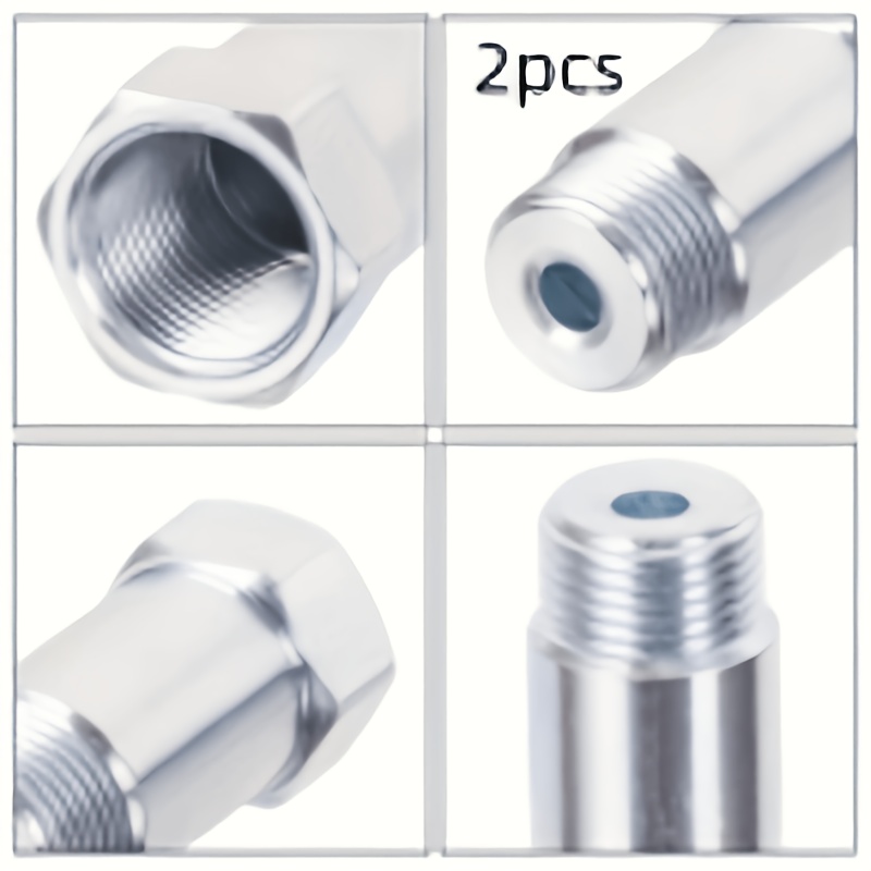 TEMU 2pcs M18x1.5 Car Spacer Test Tube Extension Adapter 45mm For Hho Test Tube, Auto Parts