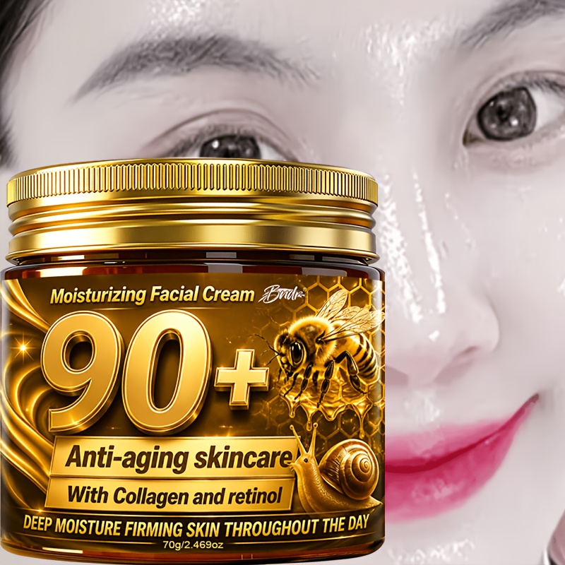 Image of 30x Bee Venom Instant Firming Cream With Retinol & Collagen - 120h Hydration & Wrinkle Suitable For Skin Types, Moisturizer For Collagen Boosting, Lifting Gel For &, Travel-friendly